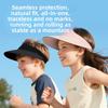Quick-dry Kids Sunshade Hat Breathable Foldable Empty Top Cap Fashion Summer Kid Sunhat  Outdoor