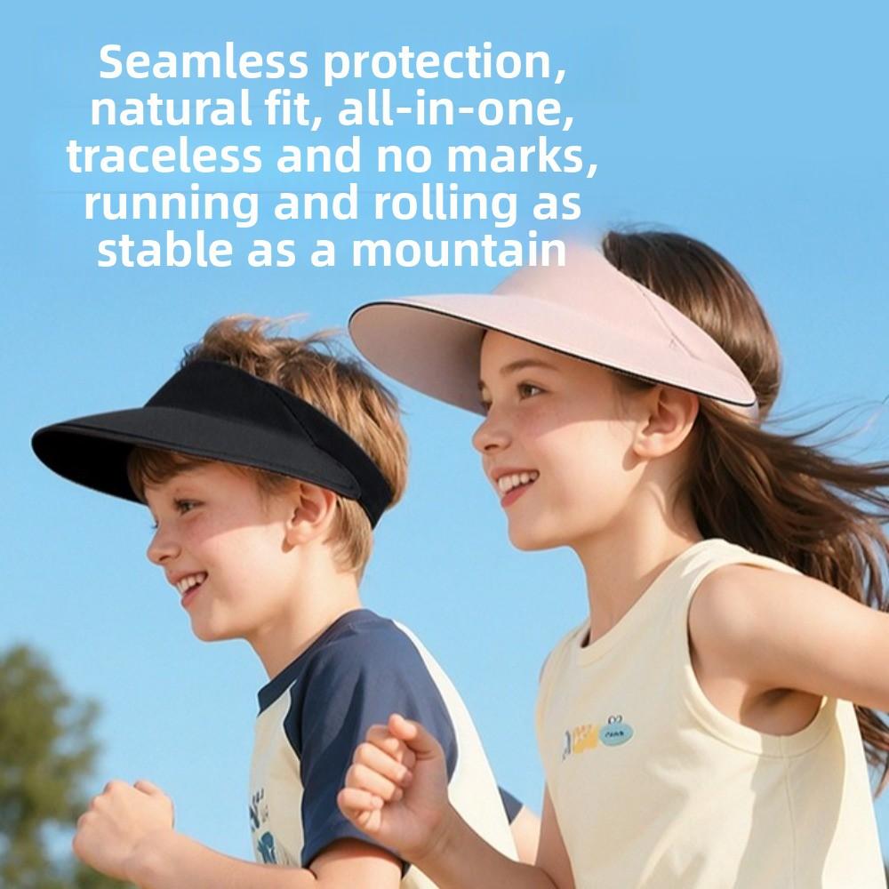 Quick-dry Kids Sunshade Hat Breathable Foldable Empty Top Cap Fashion Summer Kid Sunhat  Outdoor