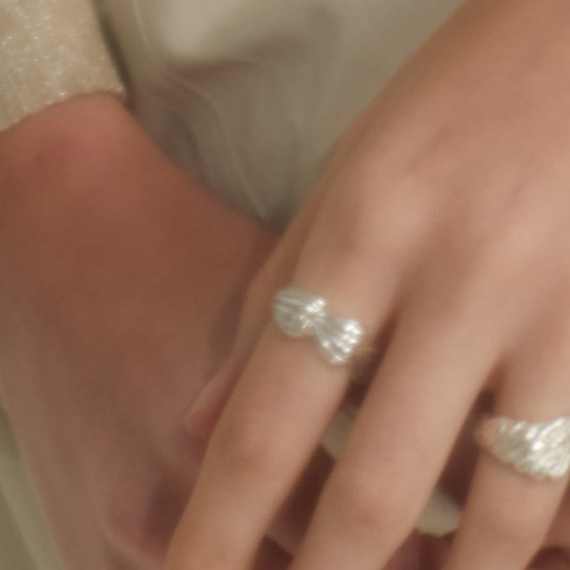 BOLDIERE Heart Leaf Ring_ R20[Silver]