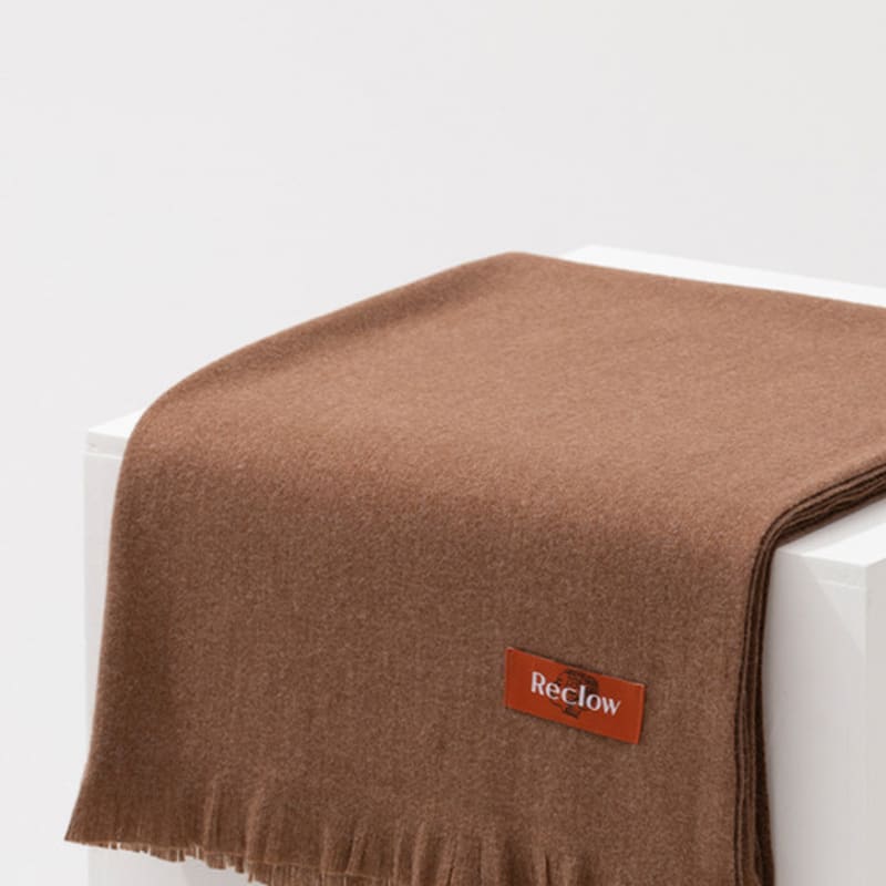 

RECLOW RECLOW Мягкий однотонный шарф коричневый Not selected