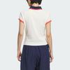 Adidas Originals SS25 Short Logo Slim Fit Sports Polo Shirt Women Tops KF9611