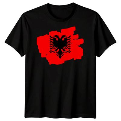 Albánie Dvouhlavý Orel Kultura Pánské Tričko Národní Symbol