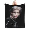 RICKY Zerobaseon Blankets Super Warm Fluffy Plush Throw Blanket For Students Couch Bed Flannel Bedspread Bed Cover