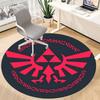 1pc Legend of Zelda Symbols Office Round Area Rug, Under Office Chairs Bedroom Living Room Home Decor  a1016242