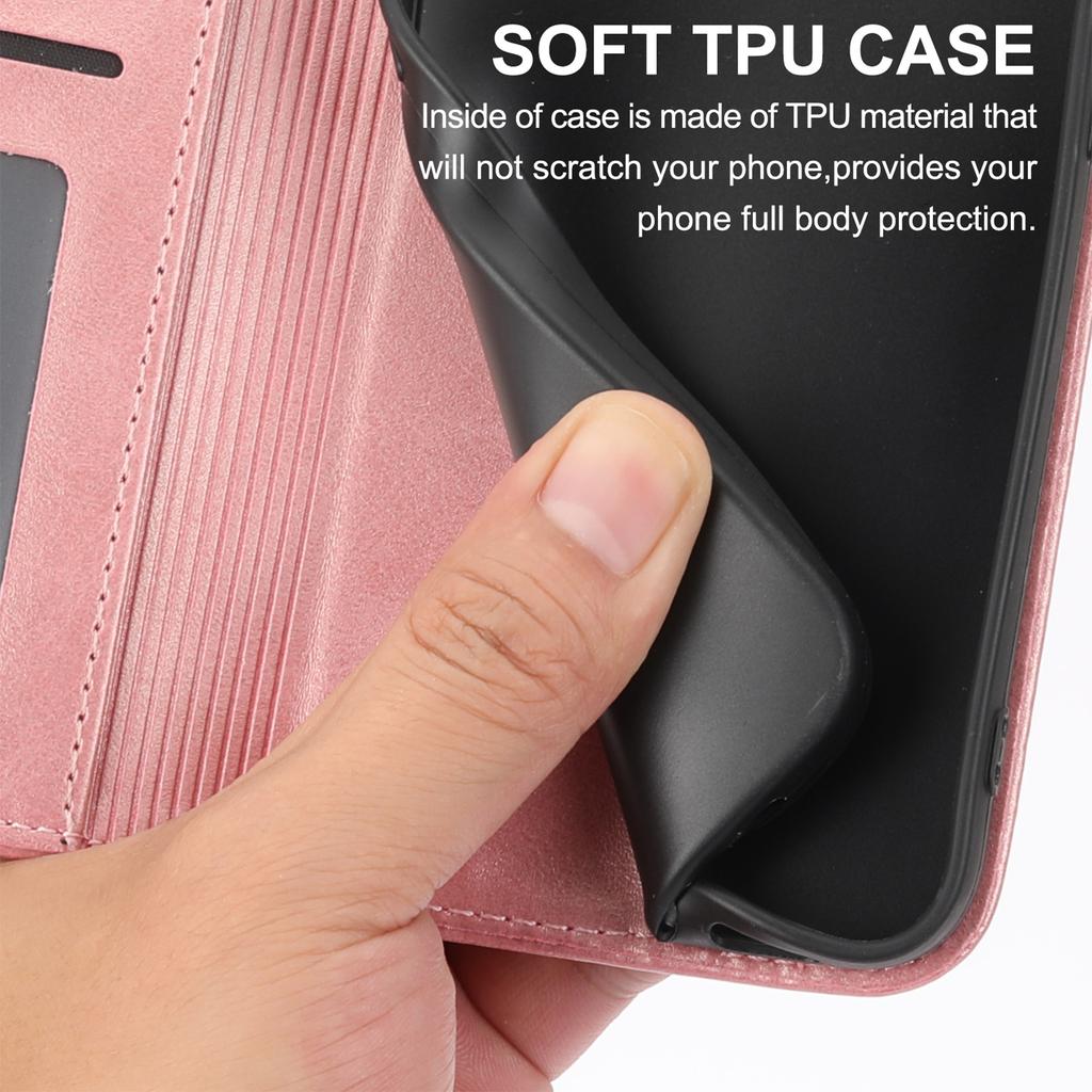 For Oppo Reno13 5G (Global) Case Calf Texture PU Leather Phone Cover with Wallet