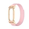 2 IN 1 Metal Protective Frame Case + Nylon Woven Watch Strap Adjustable Sport Replacement Wrist Bracelet Accessories For Google Fitbit Air