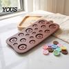Kitchen Gadgets for Baking Silicone Button Chocolate Mold, Non-Stick Candy Making Tray with 3 Sizes, Easy Release Molds Heat Resistant