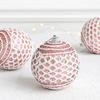 3pcs 8cm Foam Christmas Balls Pendants Sequin Shatterproof Xmas Tree Pendants Elegant Reusable Christmas Hanging Balls