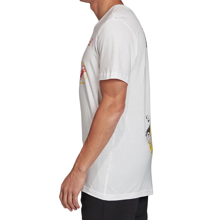 Adidas Iron Man Graphic Tee Men Tops White FN1763