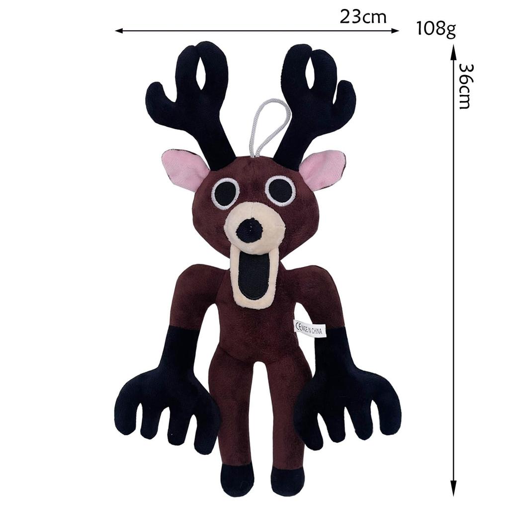 LIMANTY Deer Plush Toy 99 Night Wind in the Forest Stuffed Doll 30cm/36cm Deer Toy Christmas Birthday Present (Deer Stuffed Toy Standing)