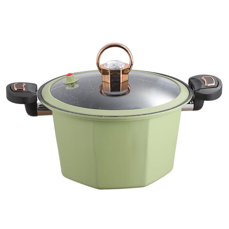 Bobao 26cm Octagonal Maifan Stone Non-stick Micro Pressure Pot