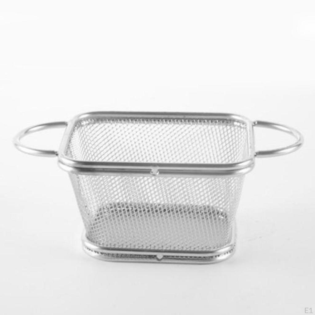 Chips Deep Fry Baskets Basket Holder Chips, , Onion Rings Frying Food Presentation Strainer for