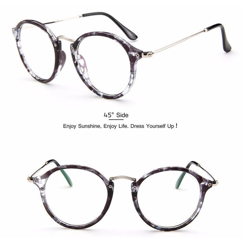 clear round eyeglasses