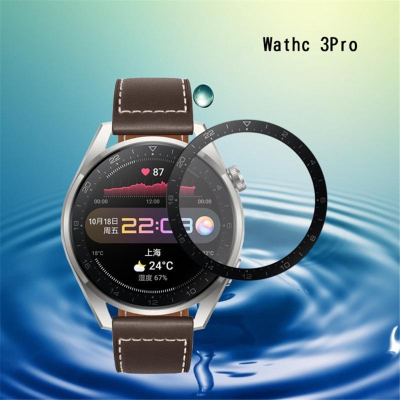 2pcs 3D Curved Protective Film for Huawei Watch 3 Soft Glass Screen Protectors Film for Huawei Watch3/3pro for Smart Bra