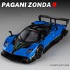 1:Maßstab 32 Pagani Huayra BC Zonda R Modellautos Spielzeug Legierung Druckguss Fahrzeug Rückzieher Miniatur Supersportwagen Modell Hobby Ornamente