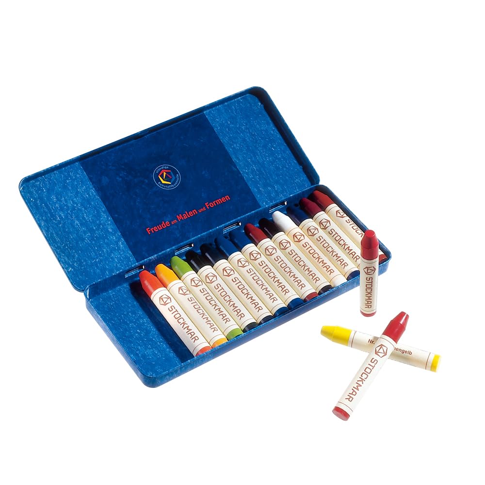 

STOCKMAR Beeswax Stick Crayon 16 цветов в банке ST32002 [подлинный японский продукт]
