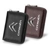 AEF3   1Pcs Leather Car Driver's License, ID Card, Bank Card Wallet For Citroen C1 C2 C3 C4 C5 X7 Berlingo Xsara C8 C4L DS3 DS4 DS5LS