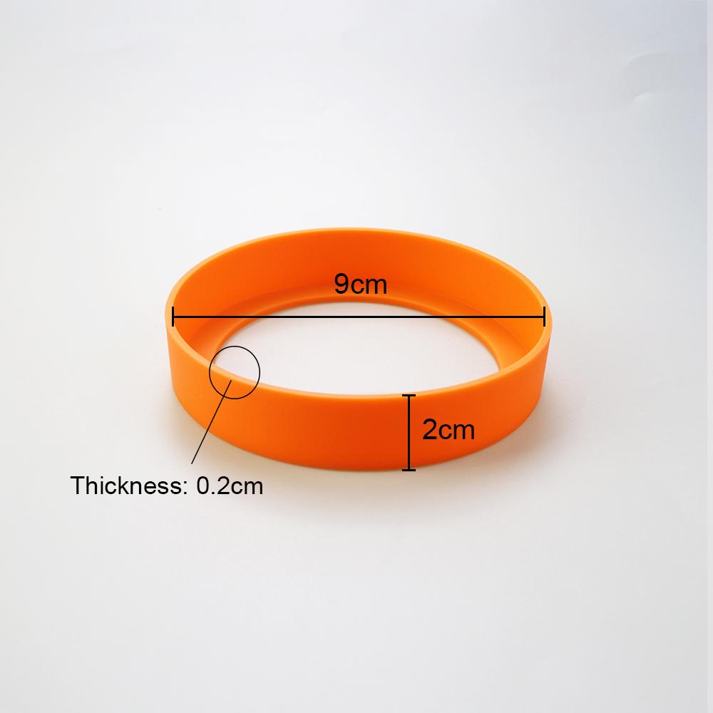 28 Colors 9.0CM Silicone Cup Bottom Cover Coaster Sleeve Water Cup Protective Cover 90MM Wear-resistant Cup Bottom Cover