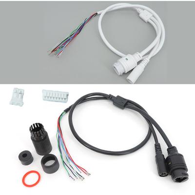 9 Core POE LAN Cable for CCTV IP Camera Board Module RJ45 DC Power 12V Standard Type Without 4/5/7/8 Wires Status LED Waterproof