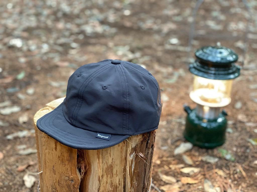 cotton and nylon cap with adjustable cotton [Be proof] Water-repellent 6-panel pouch, water-repellent, foldable, size,