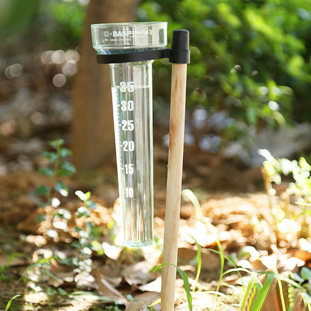 Outdoor Rain Gauge Measurement Cup Garden Outdoor Yard Rainfall Measurement Up To 35mm Garden Rain Gauge for Garden Outdoor Yard