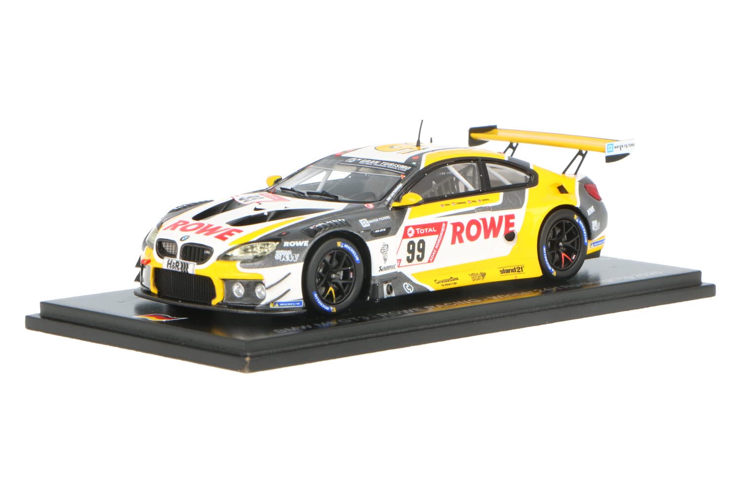 

BMW M6 GT3 2020 Nurburgring 24H Winner Sims Catsburg Yelloly [Spark] 1/43 No.99 A. - N. - N.