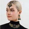 Indian Style Tassel Wings Shaped Jewelry Sets Shining Necklace Earrings Set  Indian Bridal