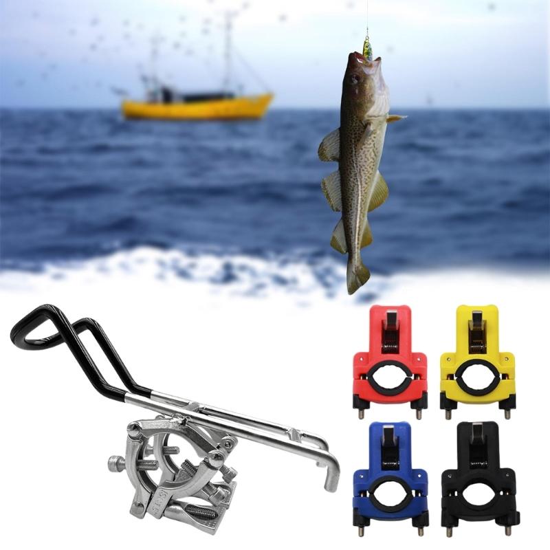 Fishing Rod Boats Clamps Fishing Rod Rack Fishing Rod Bracket Stainless Steel Fishing Rod Holder Fish On Rod for Boats