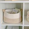 Rope Woven Baskets for Organizing Woven Rope Storage Basket Multifunctional Toy Basket for Desktop Nursery Offi Bathroom Books
