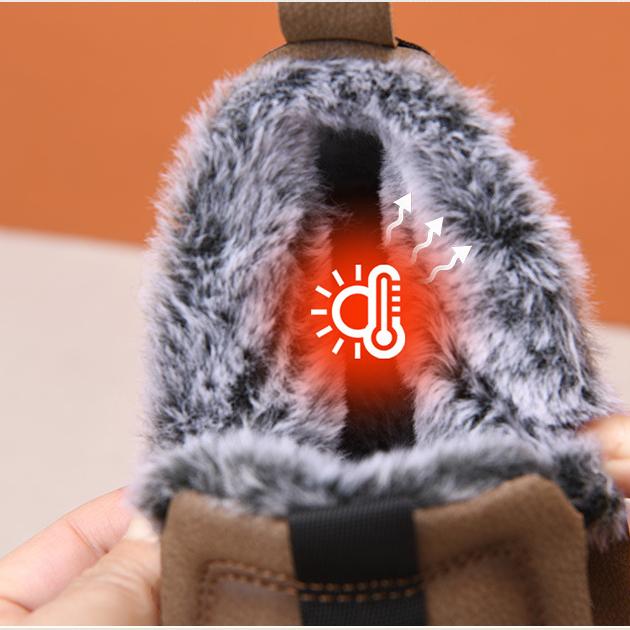 Snow Boots for Men New In Winter Shoes Man Platform Anti Slip Fashion Casual Work Cotton Shoe Footwear Thick Plush