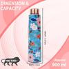 Copper Water Bottle - Joint Less, Leak Proof, Multi Colored Design Colored Design, Leakproof, Ideal for Active Lifestyles - (900ml)