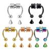 Magnetic False Nose Ring Titanium Steel Non-Perforated Nose Ring Nose Jewelry