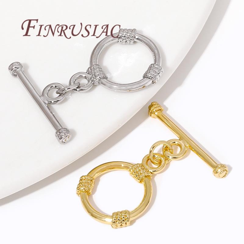 18k Gold Plated Toggle Clasp For Jewelry,OT Clasps For Bracelets Accessories DIY Jewelry Making Necklaces Connectors Findings