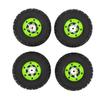 4Pcs Rubber RC Car Wheel Tyre Set for WLtoys 12428/12427/124006 RC Car RC Off-Road Truck