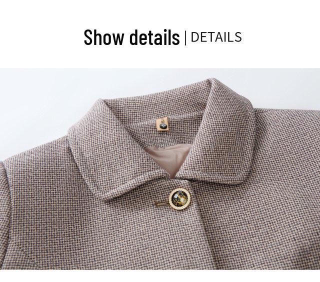 Autumn 2025 Mid-Length Jacket for Middle-Aged and Elderly Women