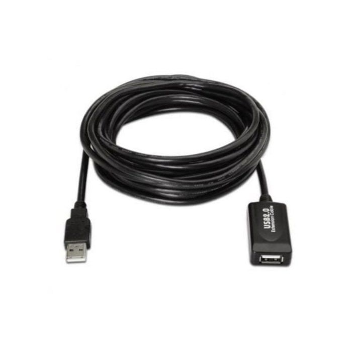 Aisens a101 0020 câble extension rallonge usb 2.0 avec amplificateur (15 m, avec chipset avancé) couleur