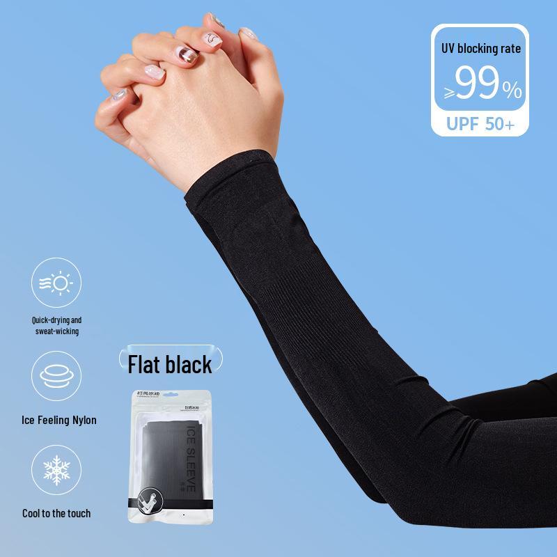 Ice Silk Sun Protection Sleeves for Men & Women - Outdoor Sports & Cycling Arm Protectors