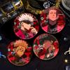 Jujutsu Kaisen Laser Doppelblitz Abzeichen Gojo Satoru Geto Suguru Fushiguro Megumi Sukuna Anime Anstecker Merchandise Sammlung Otaku