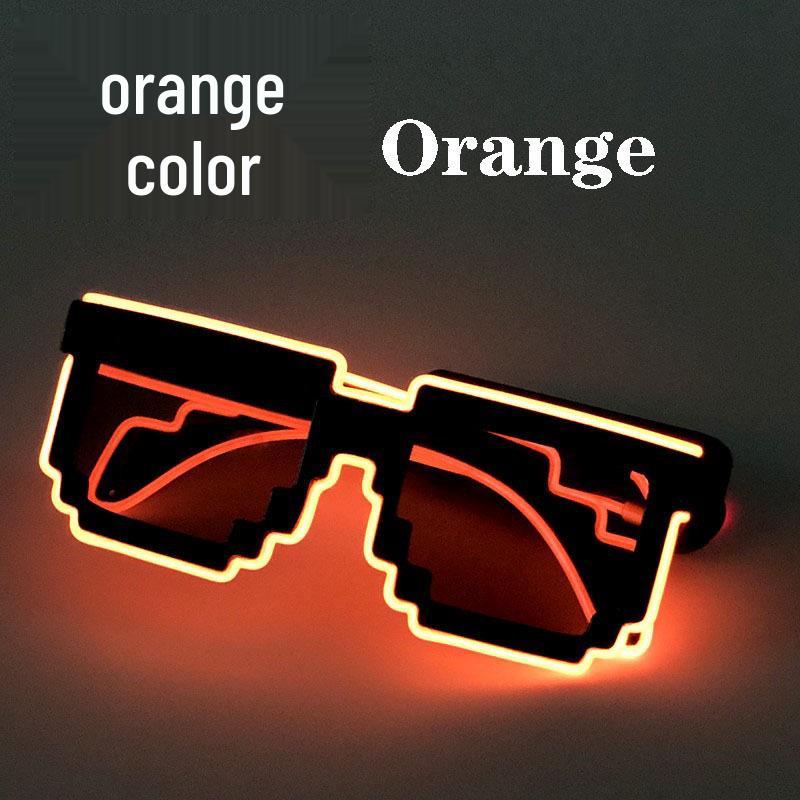 LED Mosaic Party Sunglasses - Cool Night Glow Glasses for Birthdays, Concerts, and Nightclubs