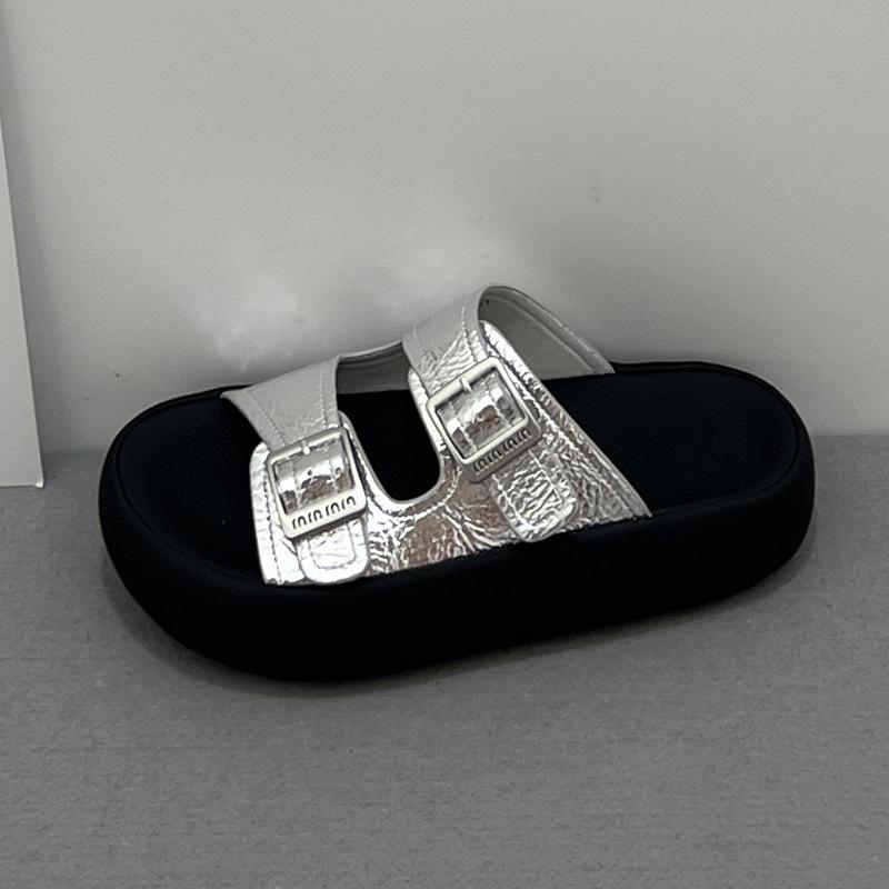 Fashion Shoes Low PU Fabric Hoof Heels Rome Rubber Cotton Shoes Low Cotton Fabric Rome Rubber PU Hoof