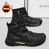 Men's shoes winter 2025 new waterproof, non-slip and wear-resistant tooling shoes trendy versatile shoes men's casual labor insurance shoes