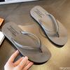 Fashion Personalized Flat Slippers for Comfortable Outerwear Women's New Home Wear Resistant and Explosive Flat Flip Flops Beach Shoes