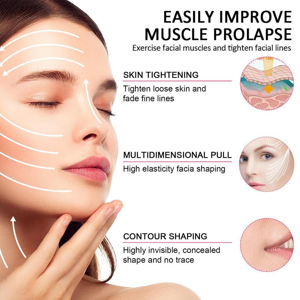 Lifting Up Face Stickers Invisible Transparent Thin Face Contours Patche Chin Lift Tools V-Shape Face Skin Adhesive Tape
