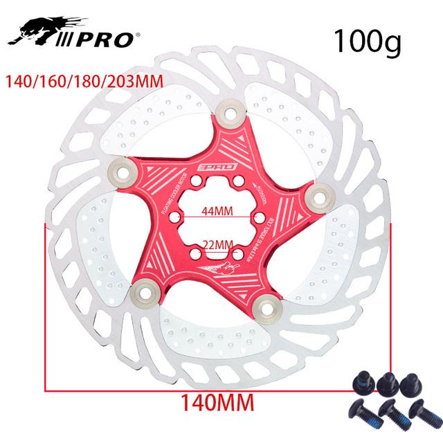 Rotor De Frein à Disque Pour Vélo électrique VTT – 6 Trous – 140/160/180/203mm