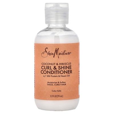SheaMoisture Curl & Shine Spülung für dickes, lockiges Haar, Kokosnuss & Hibiskus, 95ml (3,2 fl oz)