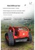 Orchard Remote Crawler Mower HT-750: Intelligent Weeder & Grass Cutter