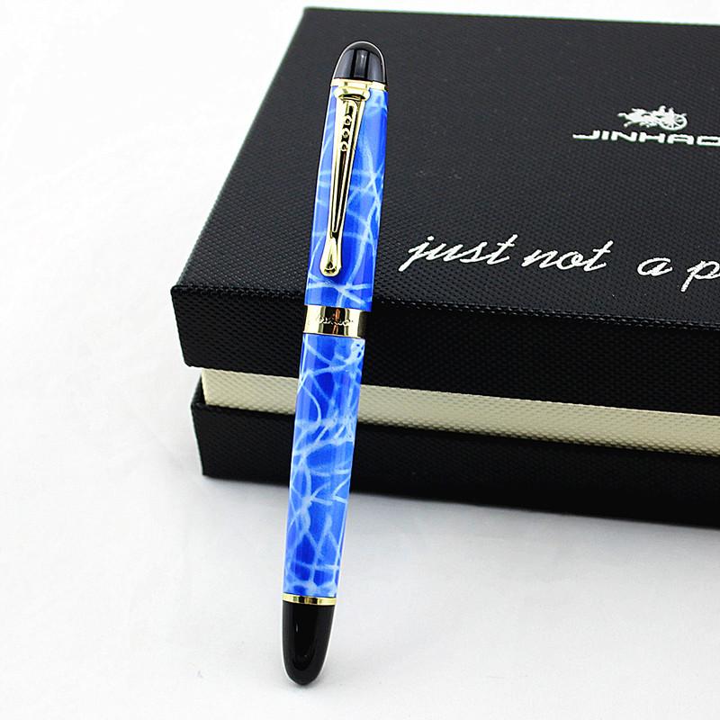 Jinhao X450 Nero Lucido 18Kgp Pennino 0.7Mm Pennino Lrgo Jinhao 450 Lusso Business Viola Vino Verde Dorato 21 Colori Seleziona