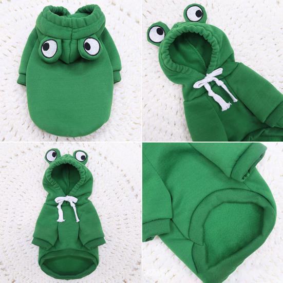 Jesień Zima Marchewka Banan Mgła Pies Szczeniak Bluza z Kapturkiem ze Sznurkiem Ubranie Ciepłe dla Zwierząt