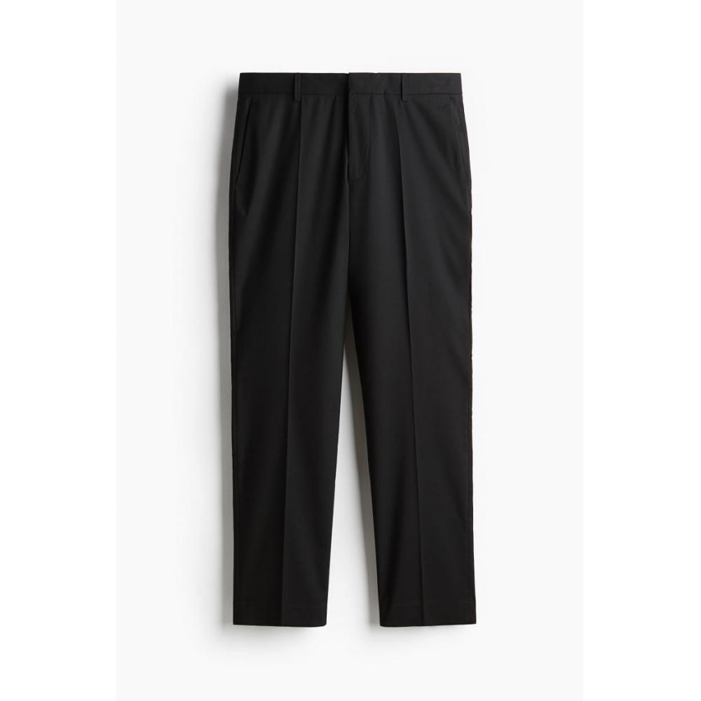 H M Regular Fit Suit Pants Black