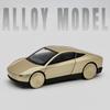 1/32 Tesla CyberCab Robotaxi Alloy Driverless Taxi Car Model Diecast Metal New Energy Car Vehicles Model Sound and Light Kids Toy Gift